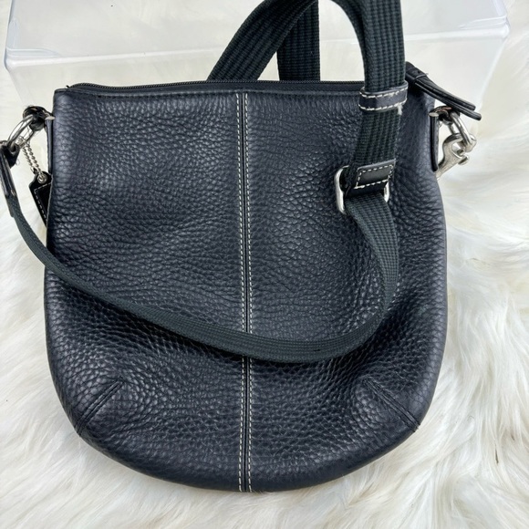 COACH PEBBLED LEATHER CROSSBODY BAG - Picture 2 of 10